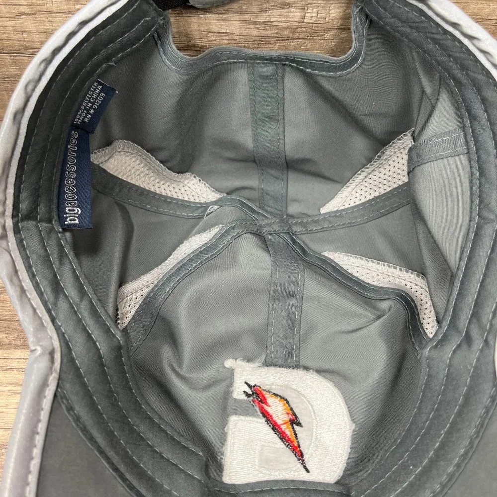 Gatorade Running Hat Big Accessories Cap Hat Gray Adjustable Hook and Loop_7